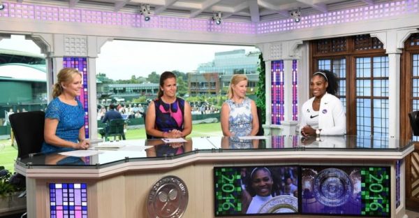 Chris McKendry at the office