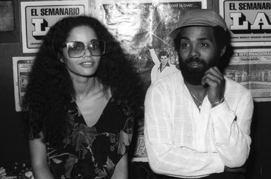 Frankie Beverly with his ex-girlfriend, Janis Gaye