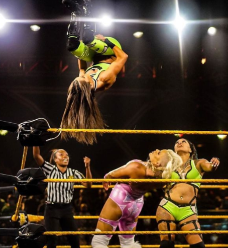 Kacy Catanzaro in the match