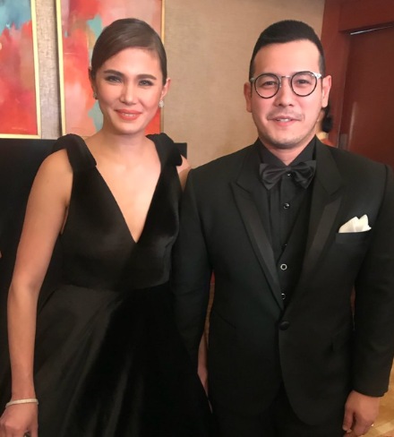 Isabel Oli with her husband, John Prats