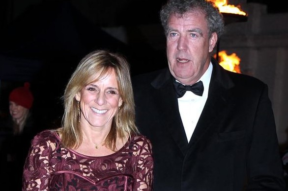 Jeremy Clarkson with his ex-wife, Frances Cain