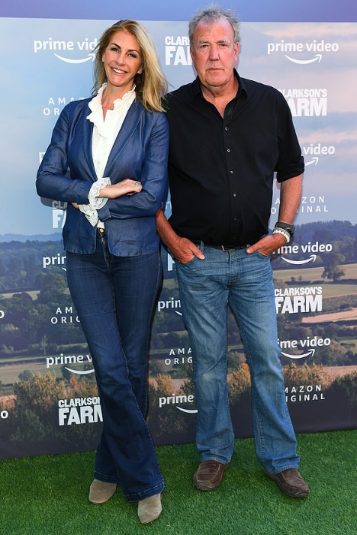 Jeremy Clarkson with his girlfriend, Lisa Hogan