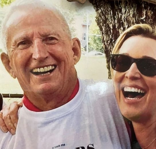 Jody Vance with her father