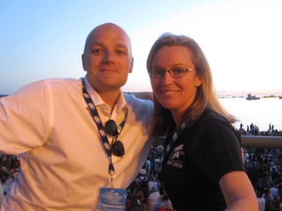 Jody Vance with her husband, Bart Given
