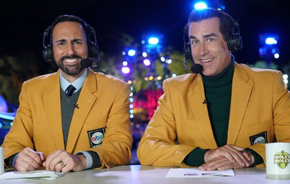 Joe Tessitore with with closest friend, Rob Riggle