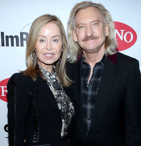 Joe Walsh with his wife, Marjorie Bach