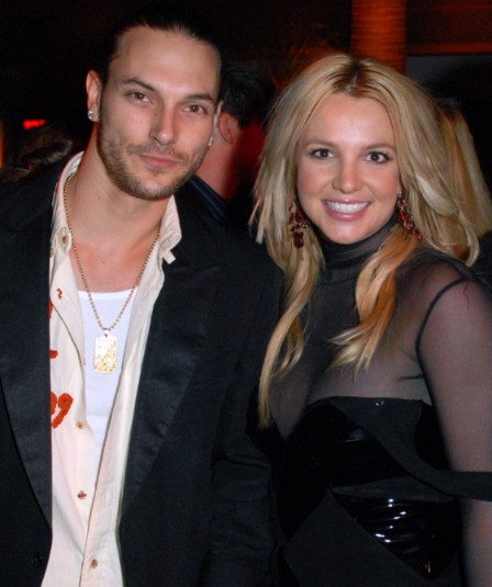 Kevin Federline with his ex-wife, Britney Spears