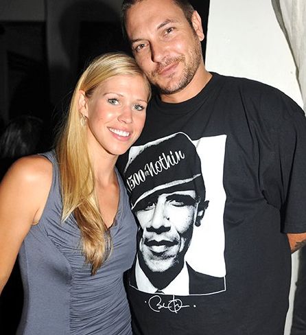 Kevin Federline with his wife, Victoria Prince