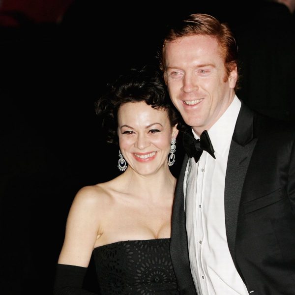 Damian Lewis with his wife Helen McCrory