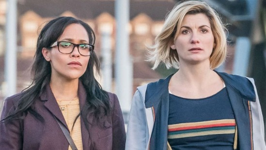 Tanya Fear with her co-star