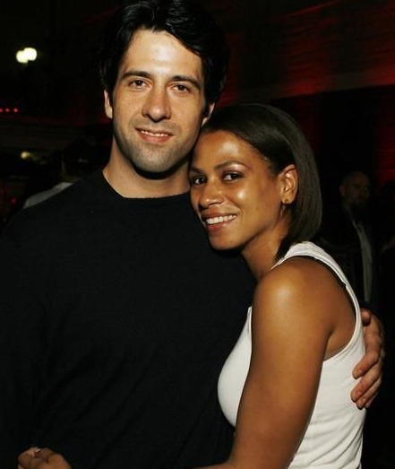 Troy Garity with his wife, Simone Bent