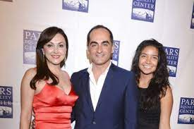 Navid Negahban with his friends