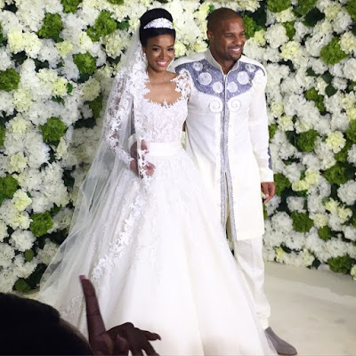 Osi Umenyiora wedding photo