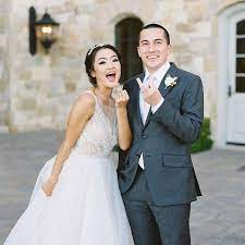 Amy Okuda with her husband Mitchell Hashimoto