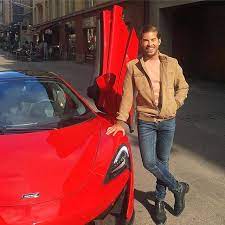 Luis D. Ortiz with the car