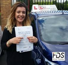 Lauren Gardner with the car