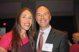 Rebecca Lobo with her husband Hannah Davis.