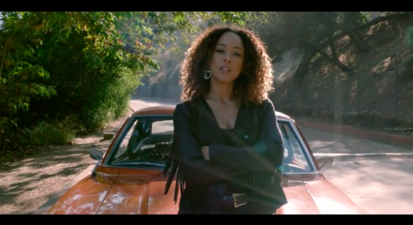 Chaley Rose with the car