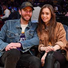 Charlie McDowell with his wife Lily Collins