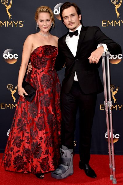 Rupert Friend with his wife Aimee Mullins