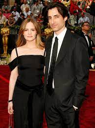 Jennifer Jason Leigh with her ex-husband Noah Baumbach