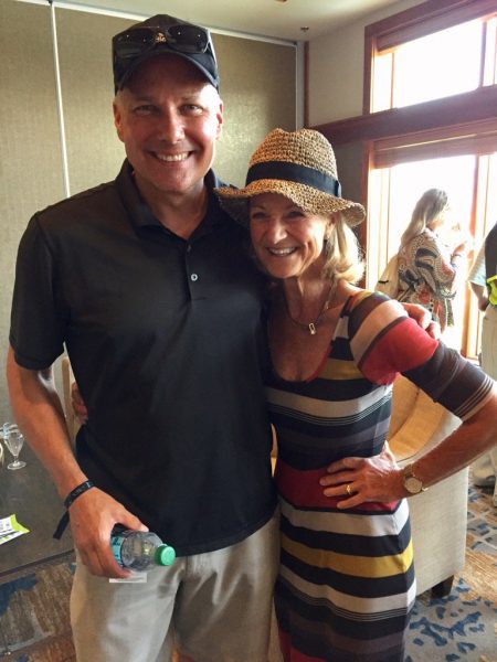 Jean Enersen with her husband Dr.Bruce Carter.