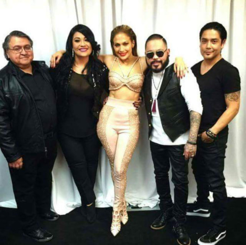 Ricky Vela with his friend
