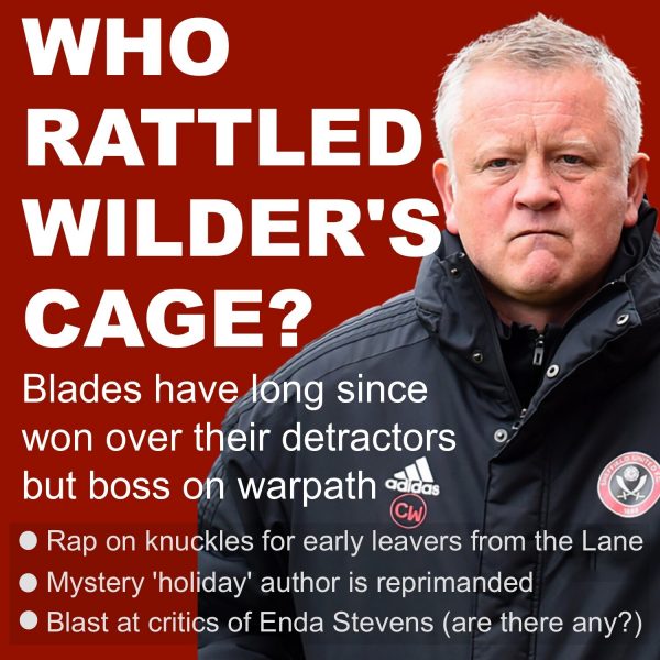 Chris Wilder in the poster