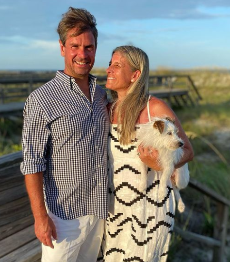 Griff Jenkins with his wife Kathleen Jenkins