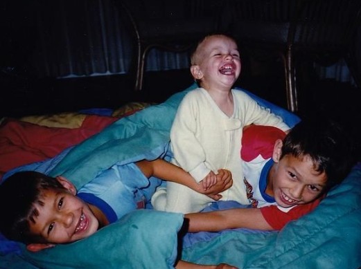 Dave Franco and his brothers' childhood photo