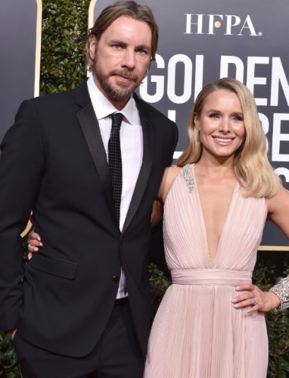 Dax Shepard with his wife, Kristen Bell