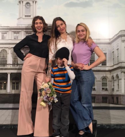 Domino Kirke with her sisters