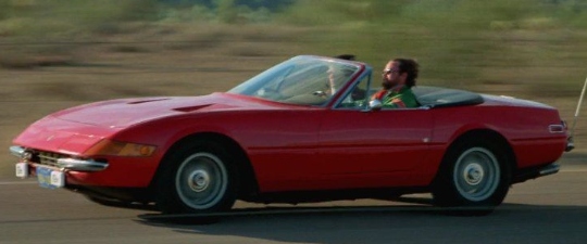Kris Kristofferson driving his car