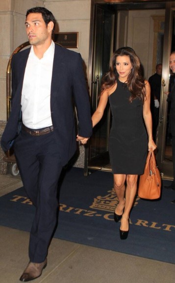 Mark Sanchez with his ex-girlfriend, Eva Longoria