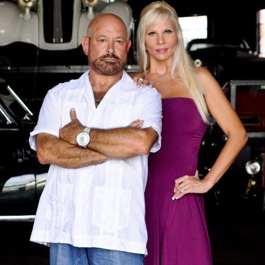 Ted Vernon with his ex-wife