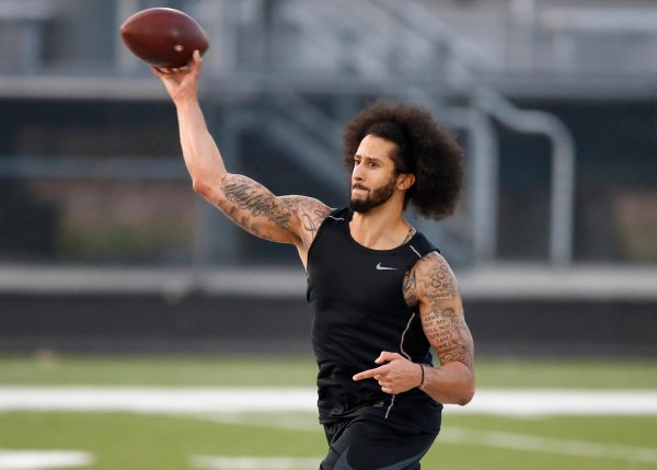 Colin Kaepernick in the ground 