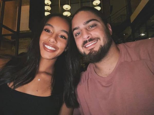 Frankie Shebby with her boyfriend