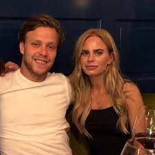 Rebecca Rohlsson with her lover David Pastrňák