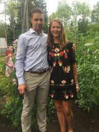 Dan Hamhuis with his wife Sarah Hamhuis