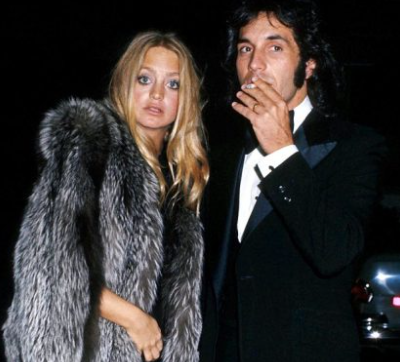 Goldie Hawn with her ex-husband Bill Hudson 