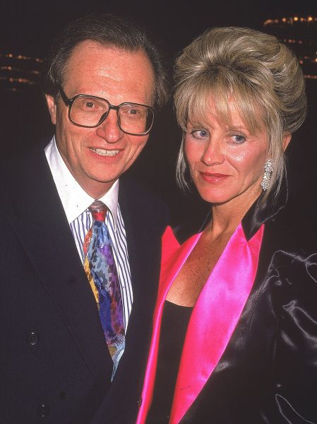 Alene Akins with his ex husband Larry King