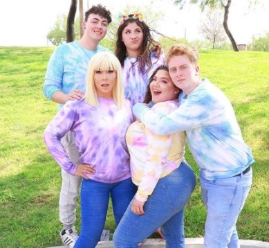 Ameerah Navalua with her family