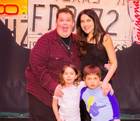 Lahna Turner wit her late ex-husband Ralphie May and children