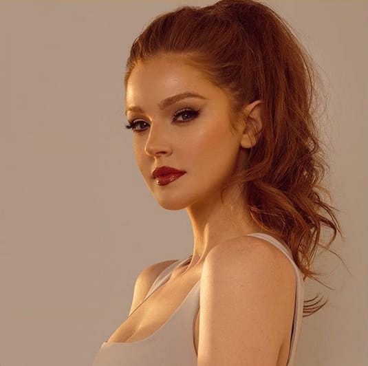 Maggie Geha in a frame