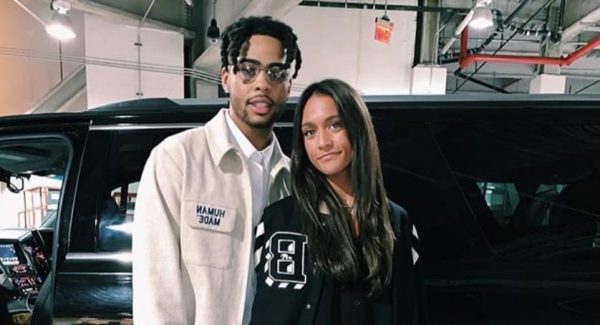 D’Angelo Russell with his rumored girlfriend Gabby Engersgaard