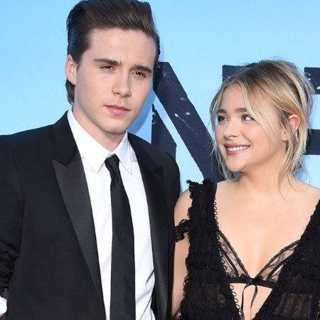 Chloe with her ex-boyfriend, Brooklyn Beckham