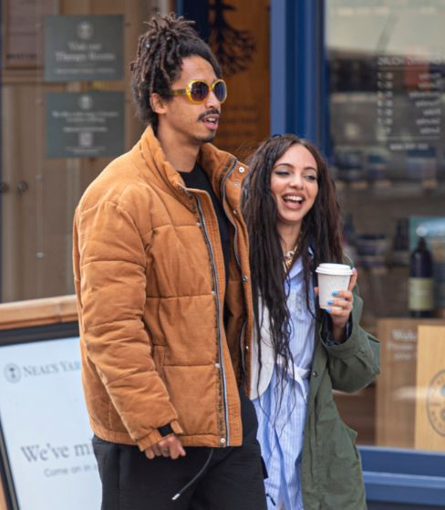 Jade Thirlwall with her boyfriend, Jordan Stephens