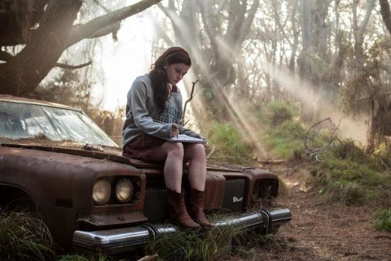 Jaime Freitas's ex-wife, Jane Levy posing with her car