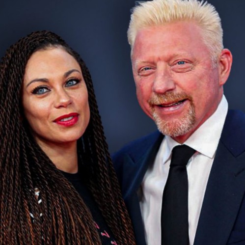 Lilly Becker with her wife, Borris Becker