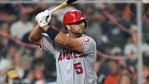 Albert Pujols playing baseball